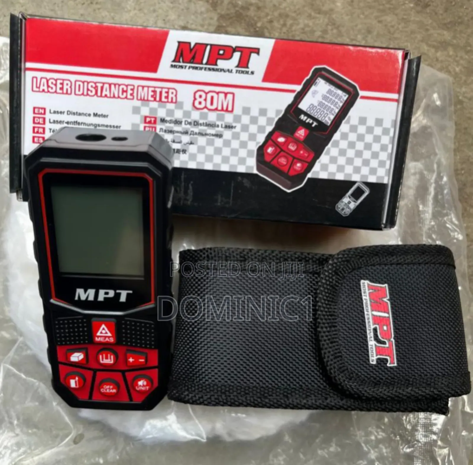 Mpt 80m Laser Distance Meter, Designed
