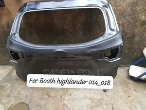 Toyota Highlander 2017 Empty Boot