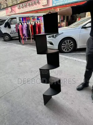 5 Tier Zigzag Corner Wall Shelf