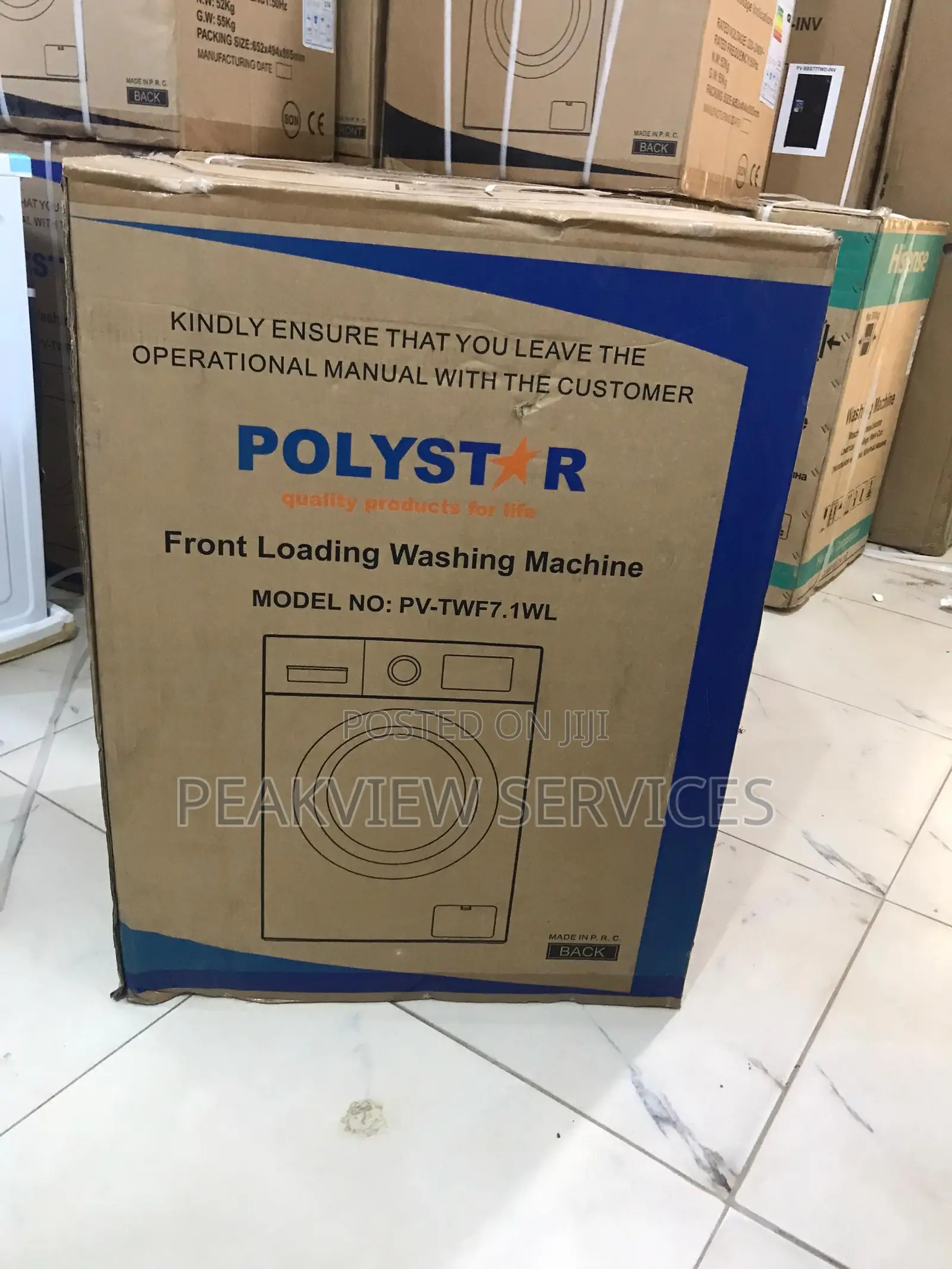 Polystar Front Loader Laundry Washer 7kg