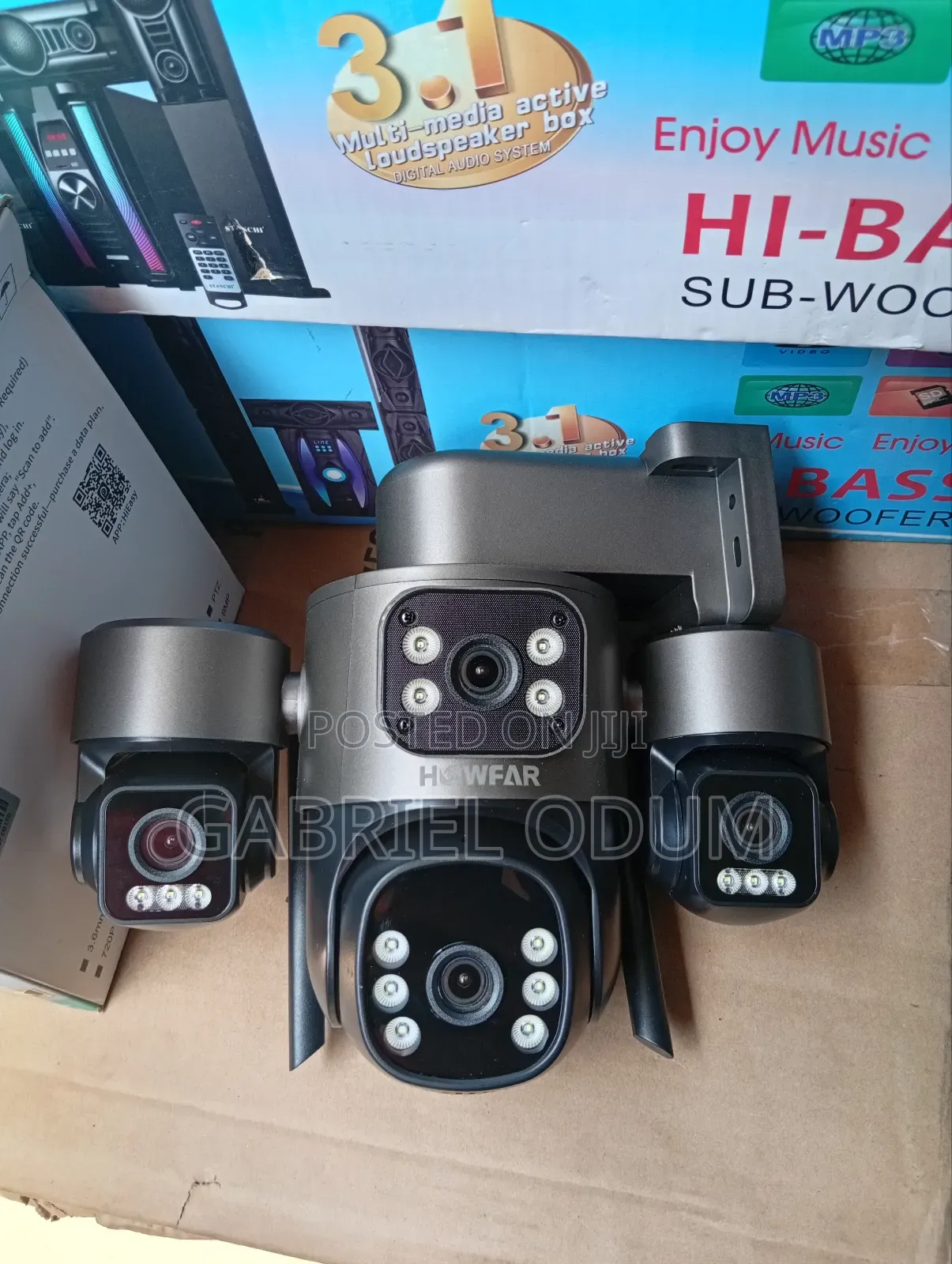 Original 4 Working Lens CCTV Cameras