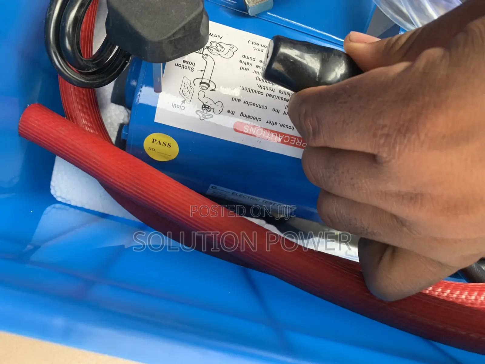 Electric Pressure Testing Bucket