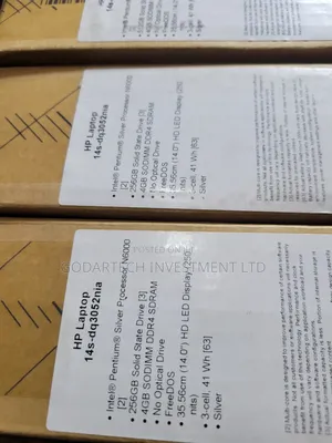 New Laptop HP 14S 4GB Intel Pentium SSD 256GB