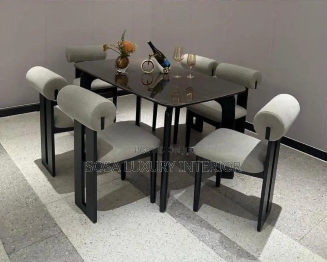 Modern Luxury Dining Set With Chairs