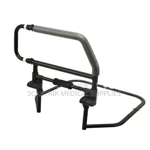 Adjustable Bed Assist Rail for Seniors With Storage Pocket