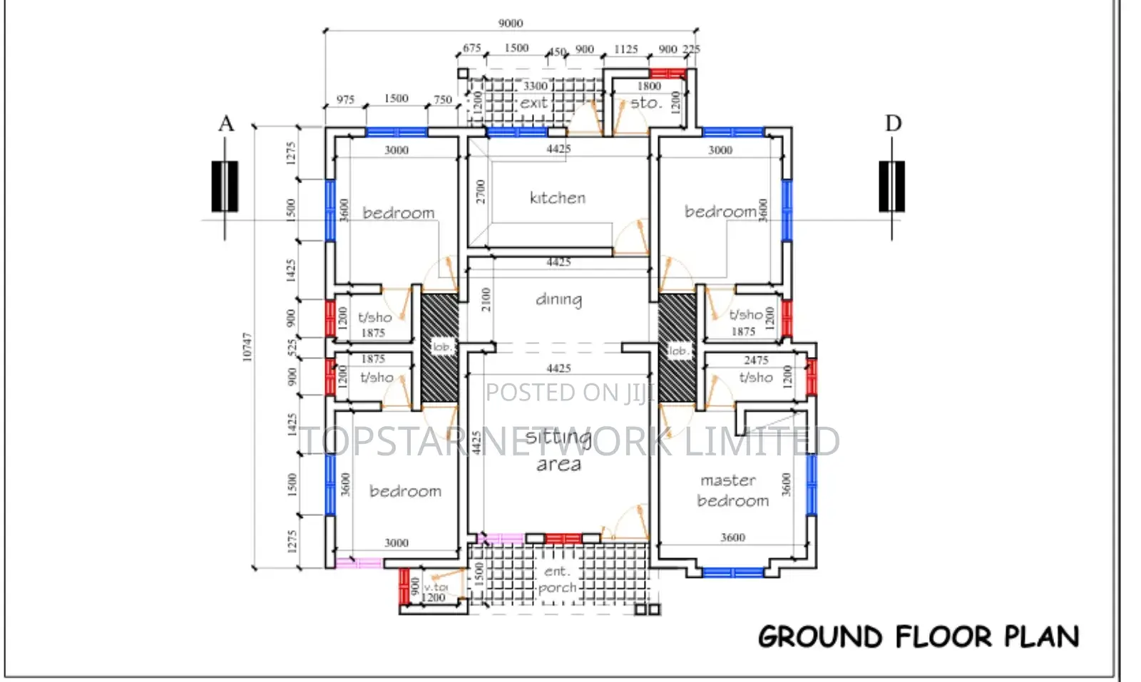 Professional 2d Architectural Drawing