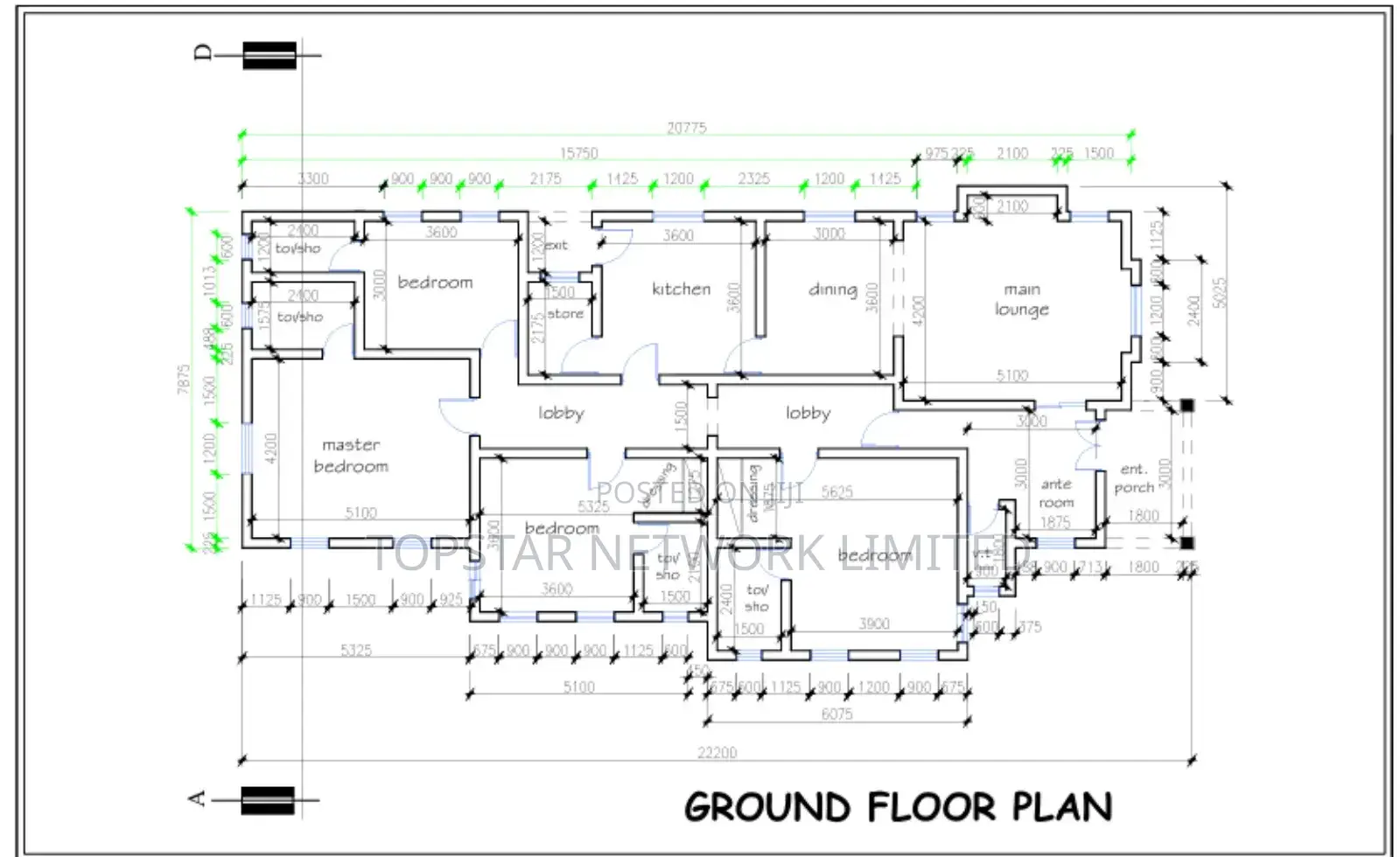 Professional 2d Architectural Drawing