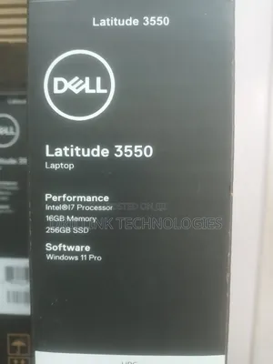 New Laptop Dell Latitude 3550 16GB Intel Core I7 SSD 256GB