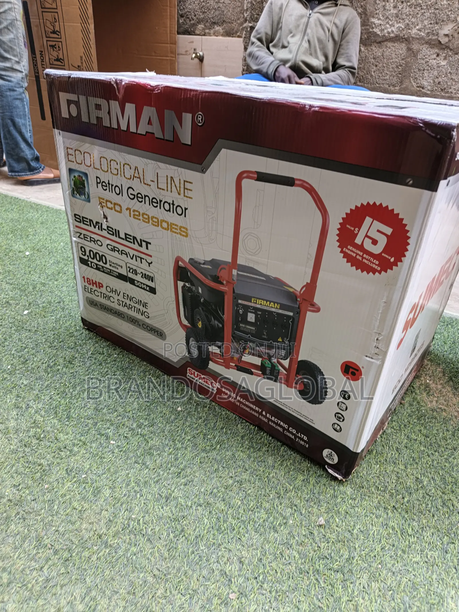 Electric-Start Fireman 9kva Eco 12990es Generator