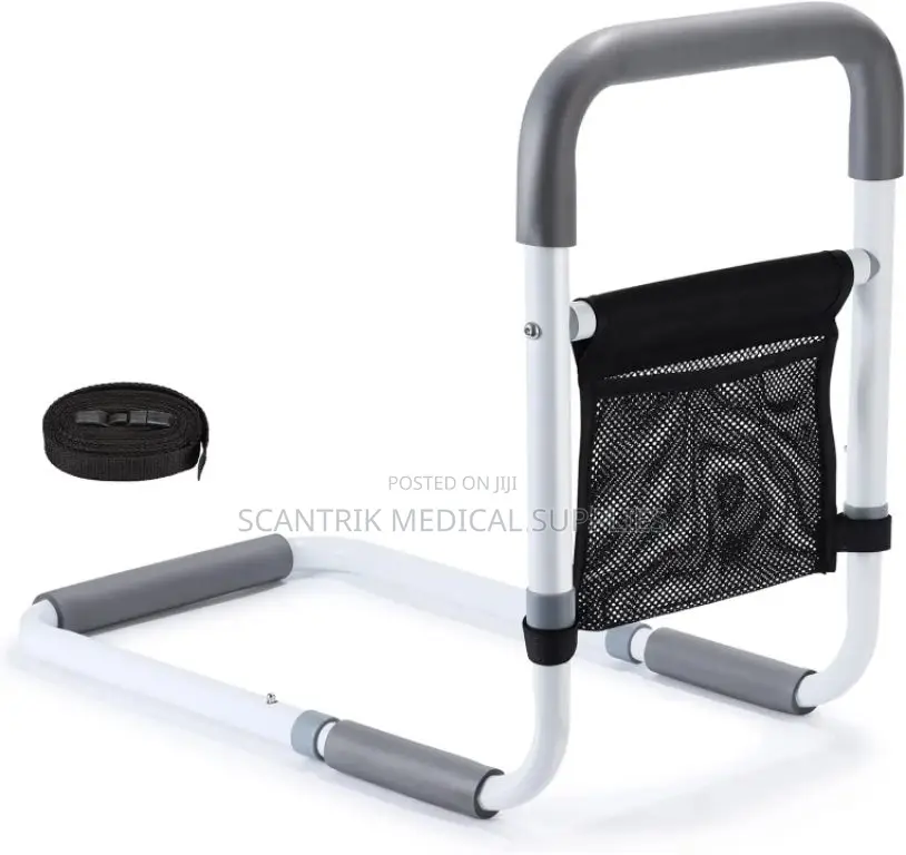 Compact Bedside Support Rail for Fall Prevention
