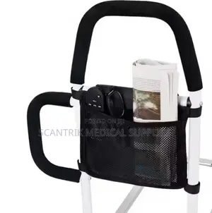 Adjustable Safety Bed Rail With Secure Strap System