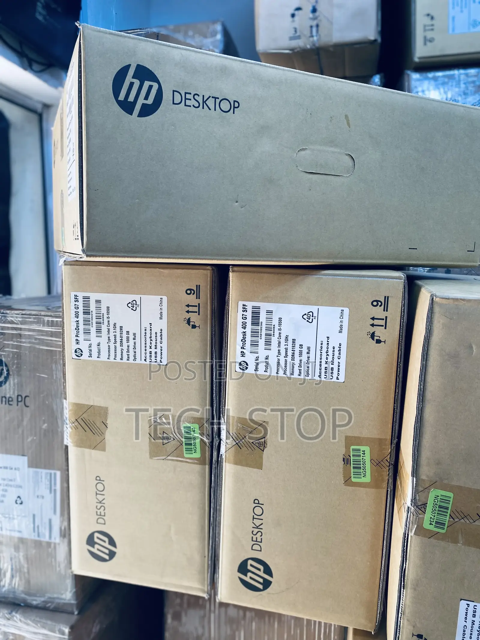 New Desktop Computer HP ProDesk 400 G5 8GB Intel Core i5 HDD 1T
