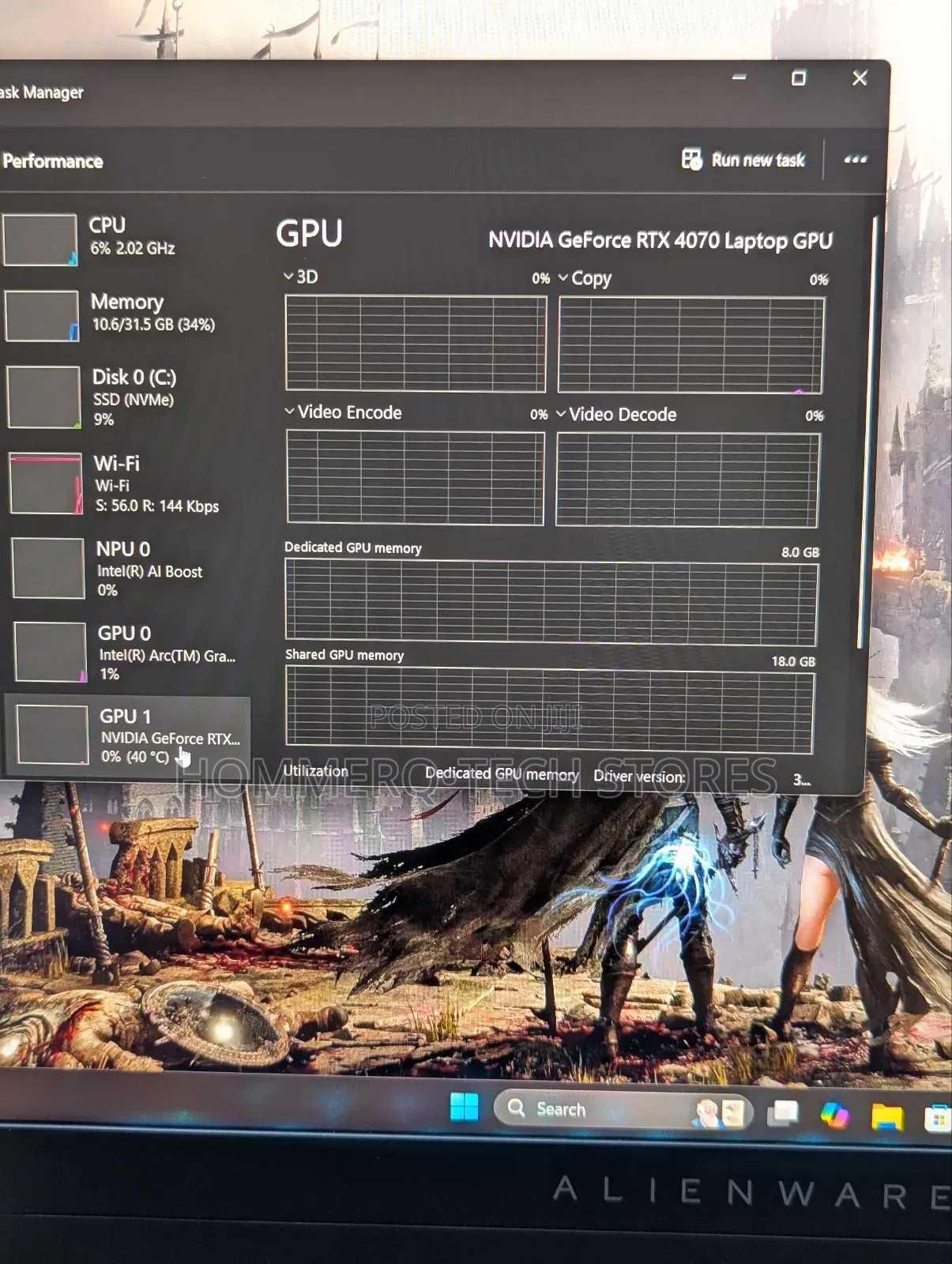 Laptop Dell Alienware X16 R2 32GB Intel Core Ultra 9 SSD 1T