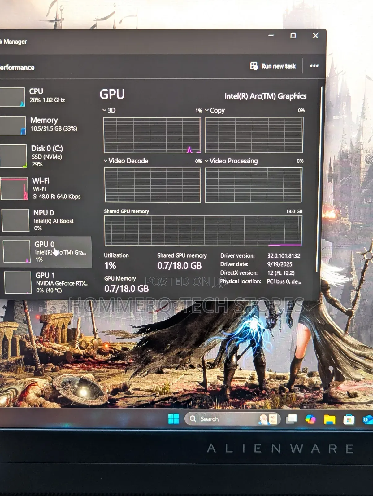 Laptop Dell Alienware X16 R2 32GB Intel Core Ultra 9 SSD 1T
