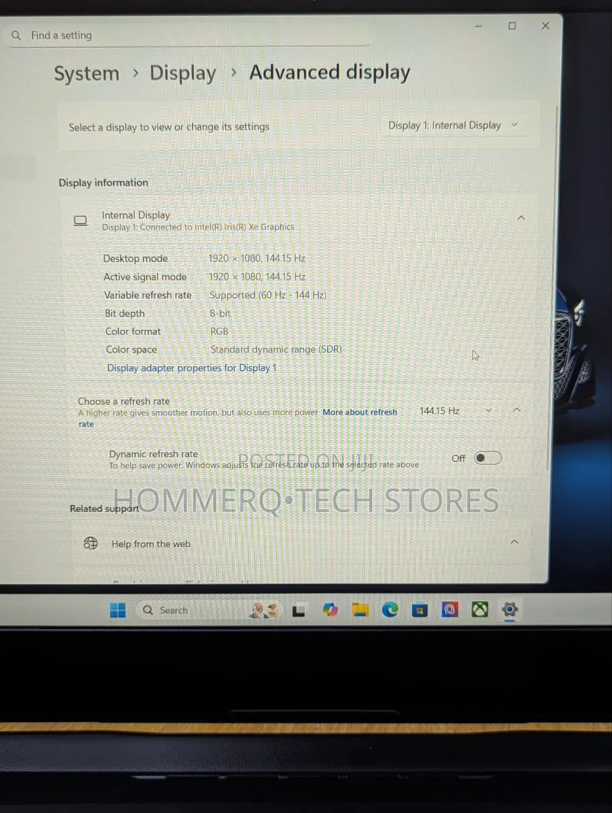 Laptop MSI Pulse GL66 16GB Intel Core I7 SSD 512GB