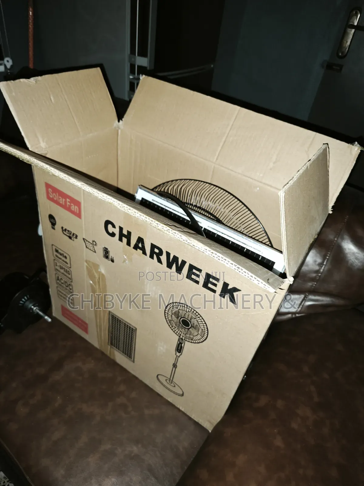 Solar Rechargeable Solid Fan