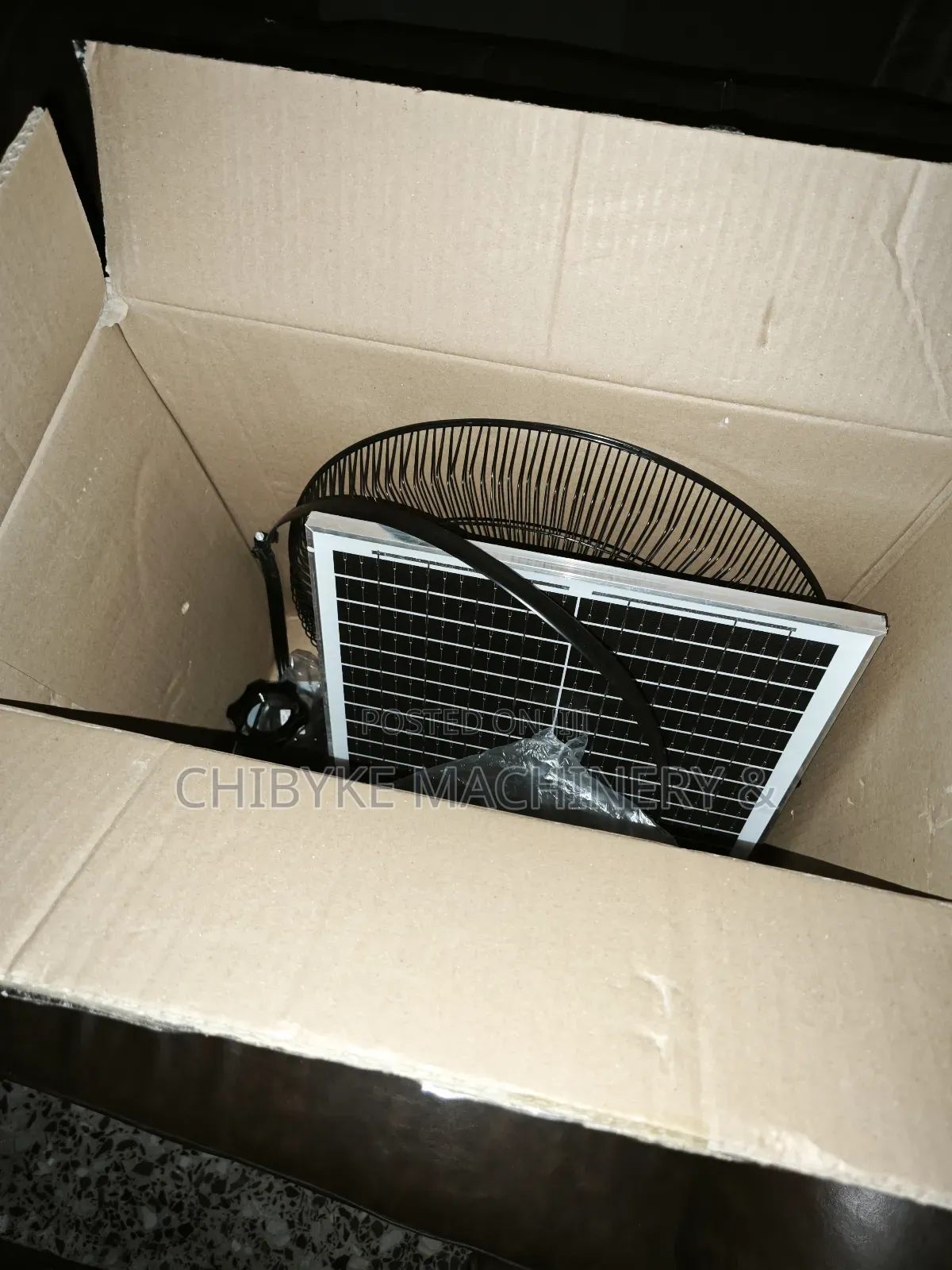 Solar Rechargeable Solid Fan