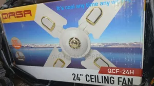 Qasa 24" Ceiling Fan (4 Short Blade Fan) - QCF 24h