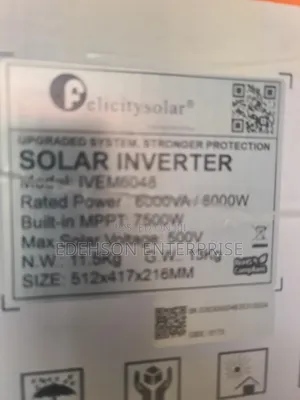 Felicity Solar Inverter 6kva 48v Hybrid