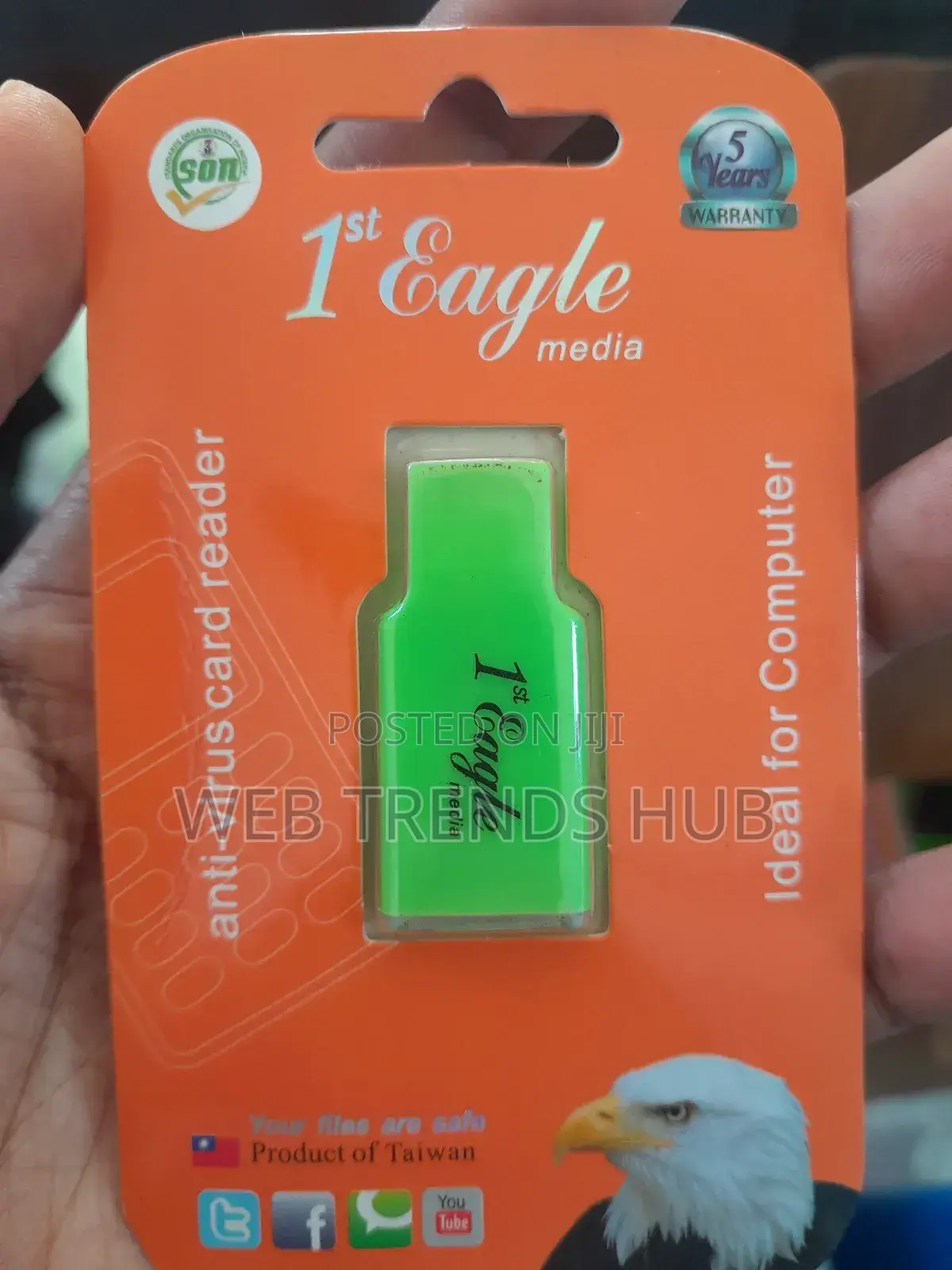 1st Eagle Anti-Virus Micro Sd Card Reader