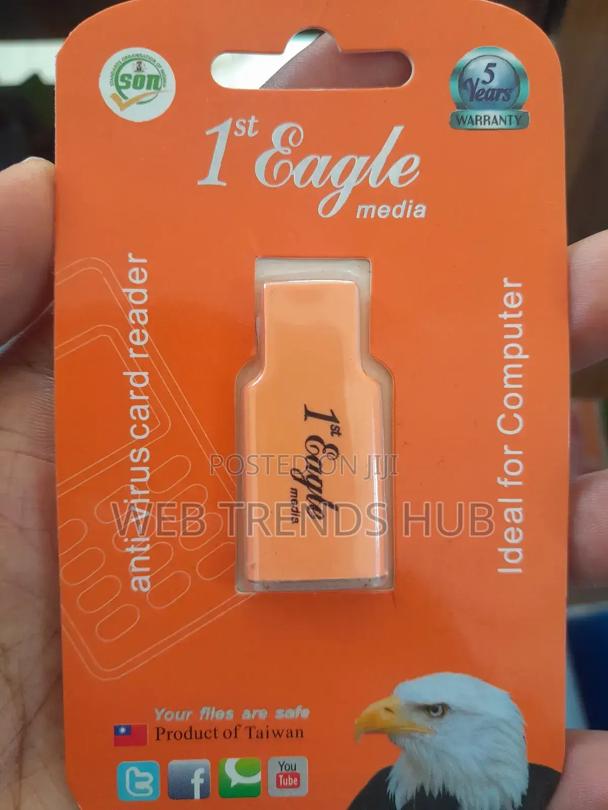 1st Eagle Anti-Virus Micro Sd Card Reader