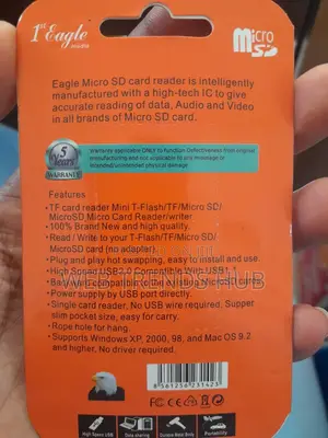 1st Eagle Anti-Virus Micro Sd Card Reader