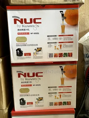 Nuc by Kuvings Commercial Masticating Slow Juicer.