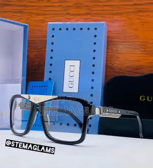 Gucci Large Square Frame Glasses - Lightweight Daily Wear