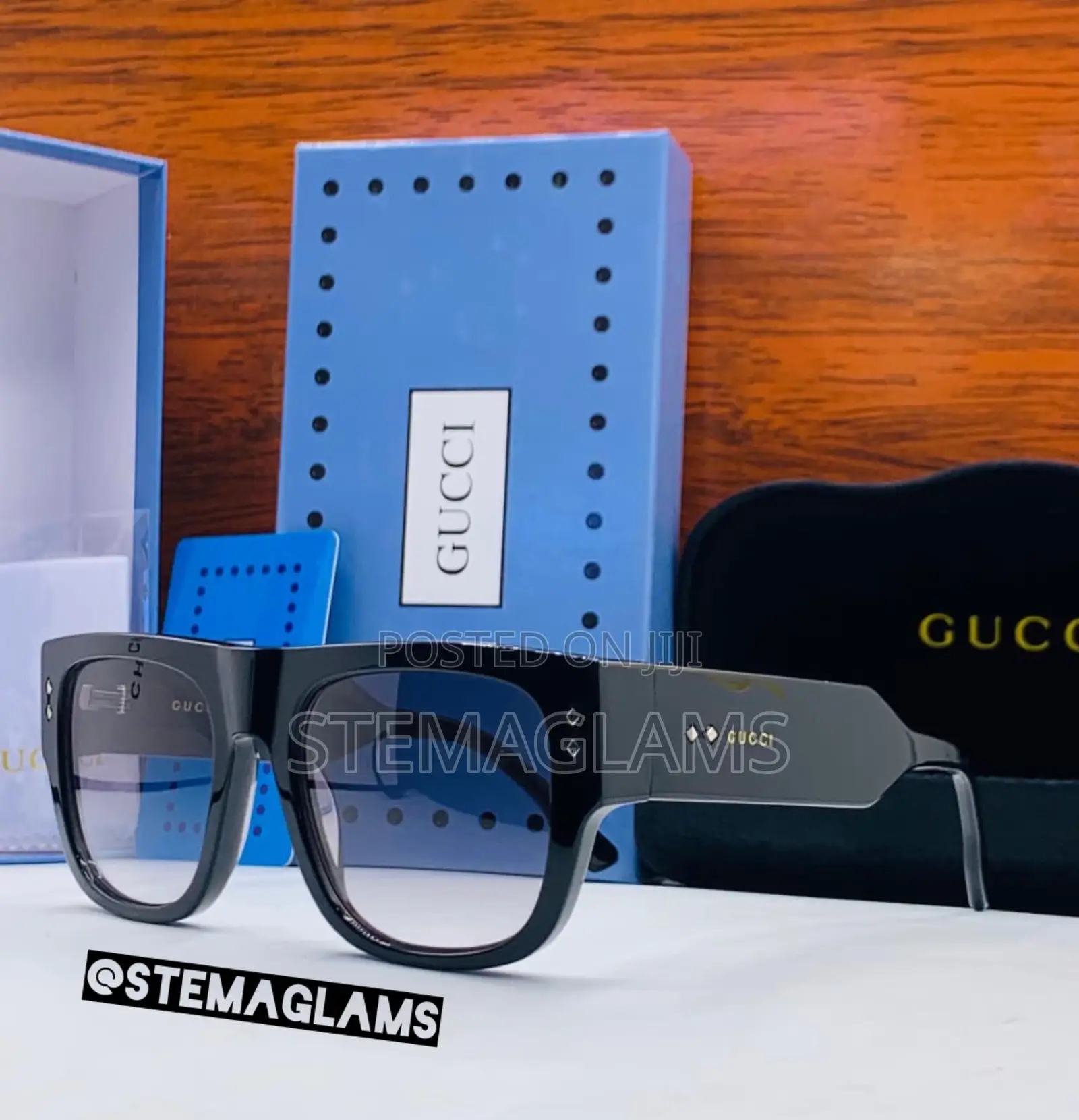Gucci Large Square Frame Glasses - Lightweight Daily Wear