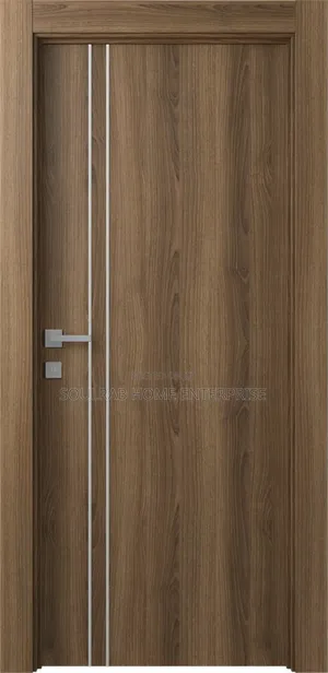 Exclusive Coconut HDF Door With Frame, Lock, Inche Installation