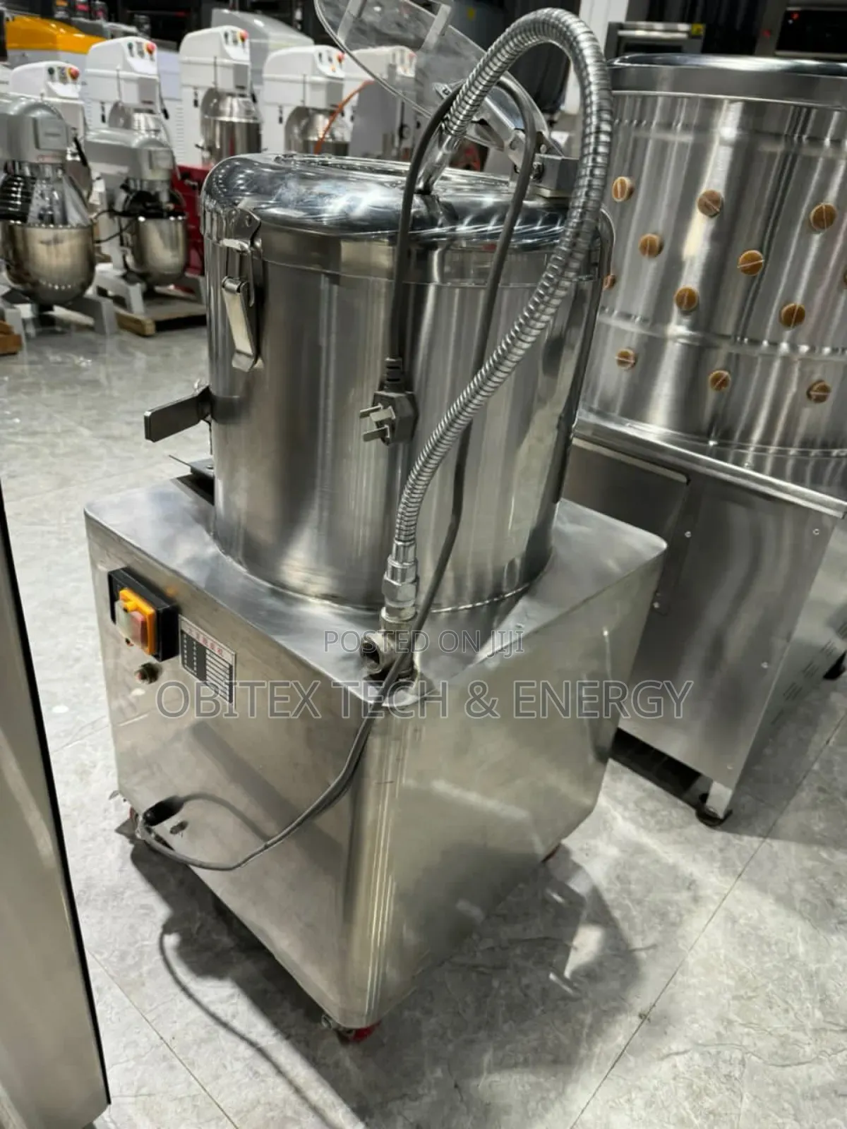 Industrial Stainless Potato Peeler Machine –Commercial Food Processing