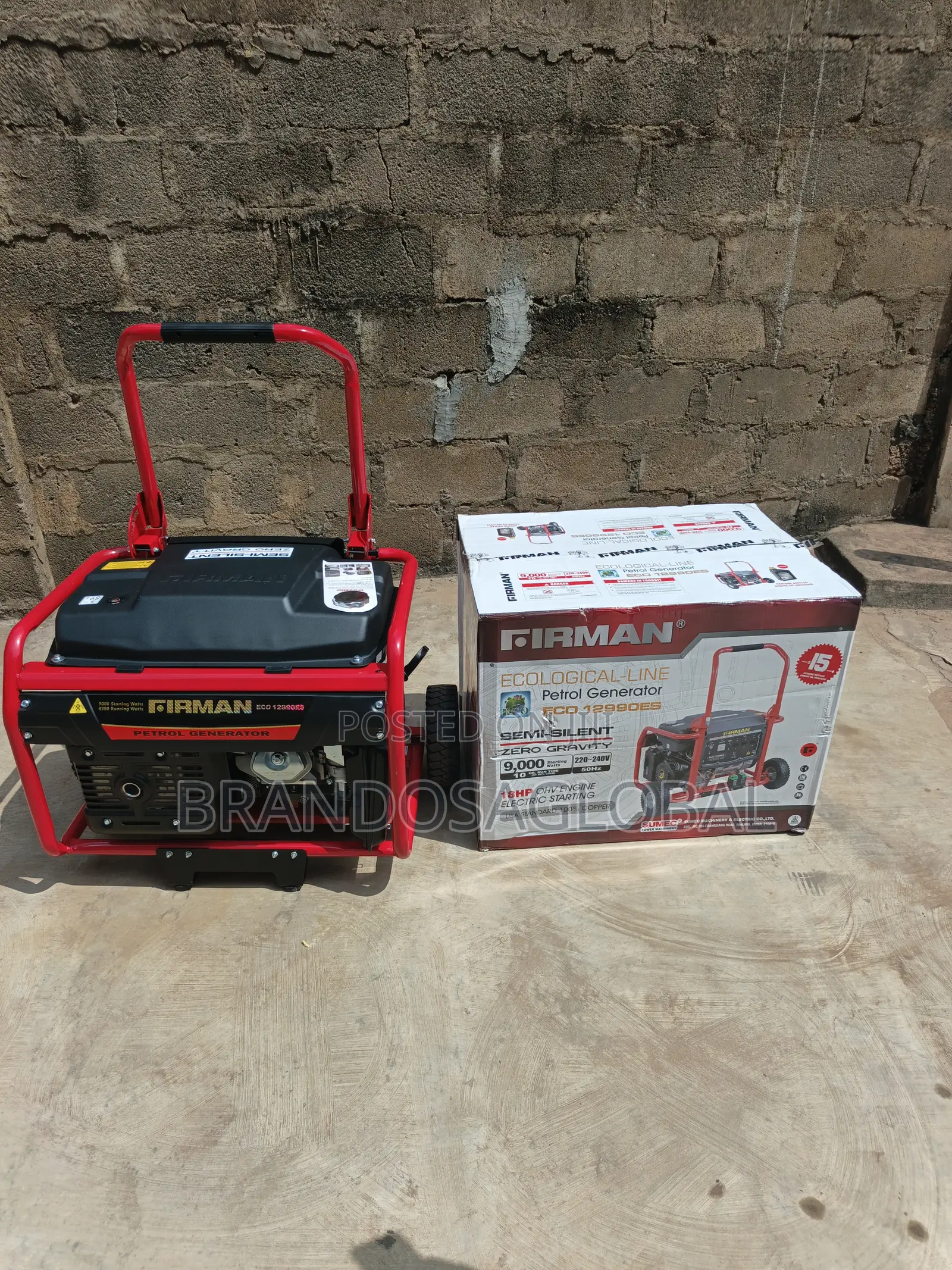 Firman Eco12990es 9kva Heavy Load Generator