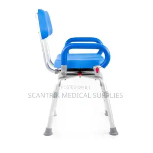 Adjustable Bathroom Shower Chair With Supportive Backrest