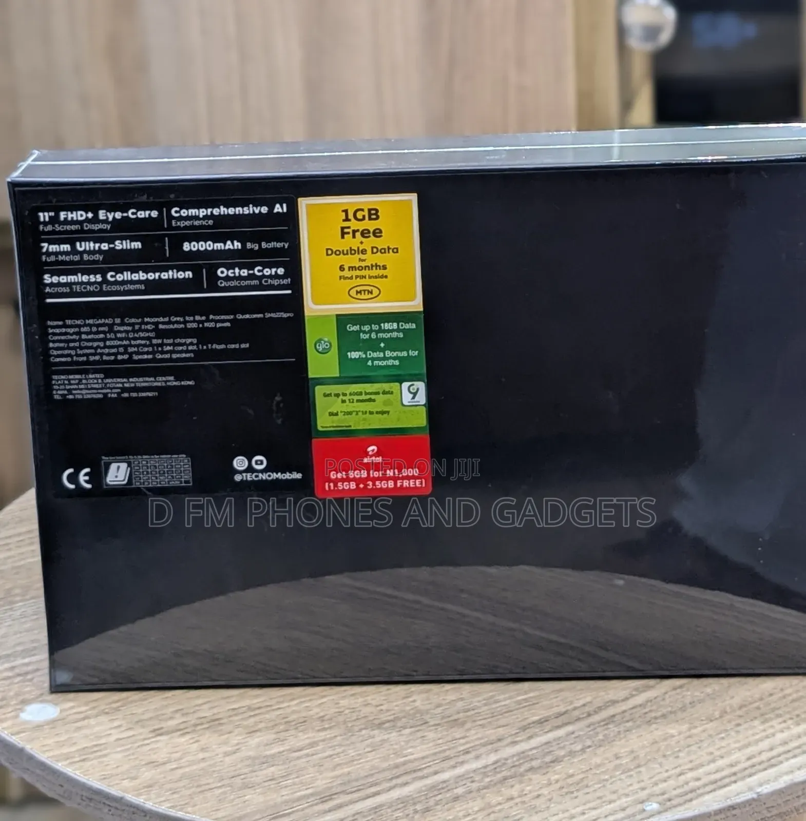 New Tecno MegaPad SE 256 GB Black