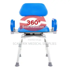 Compact Shower Chair With Back Rest for Small Bathrooms