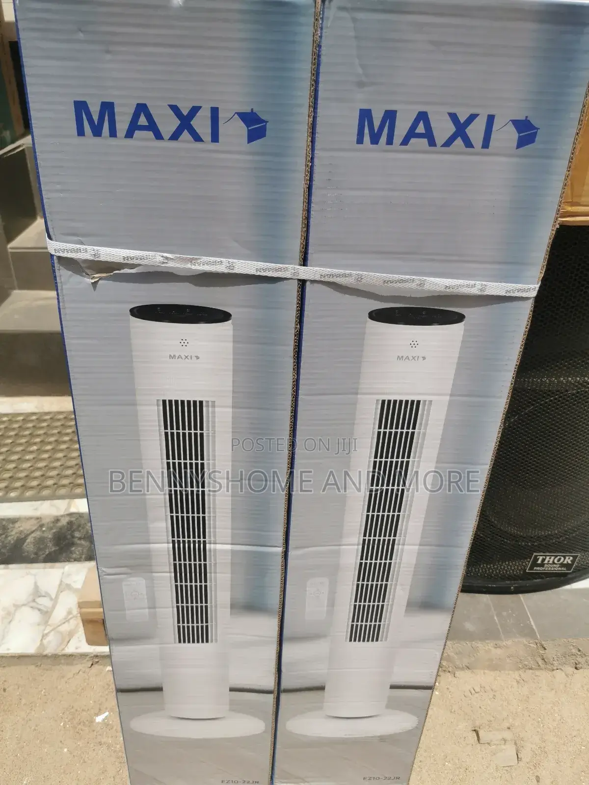 Maxi 40" Oscillating Tower Fan: