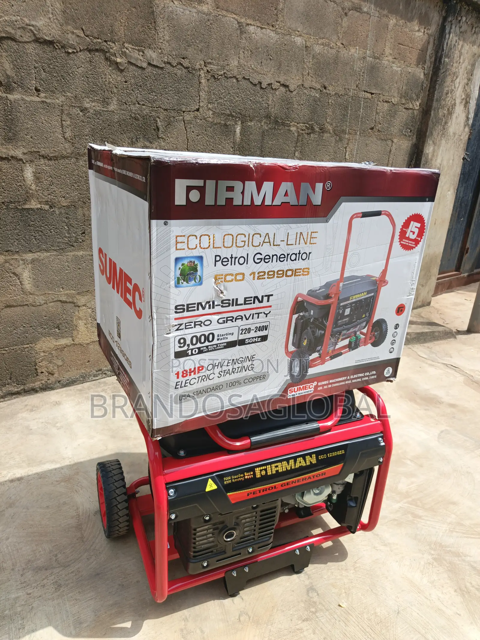 Firman 9kva Eco 12990es Business Power Solution
