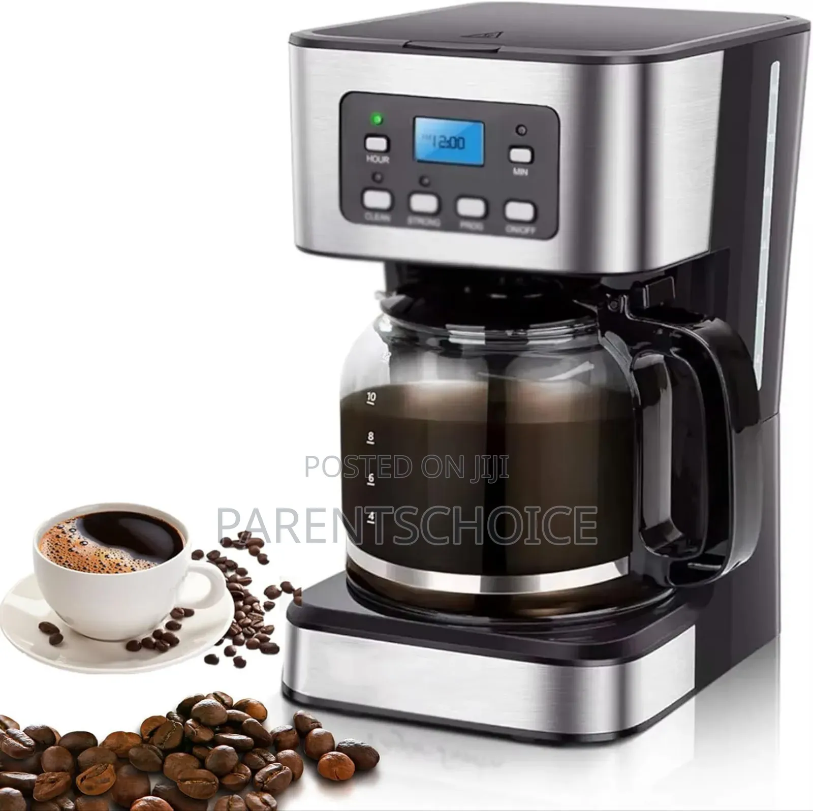 Espresso Machine, Drip Coffee Maker, 12-Cup