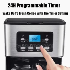 Espresso Machine, Drip Coffee Maker, 12-Cup
