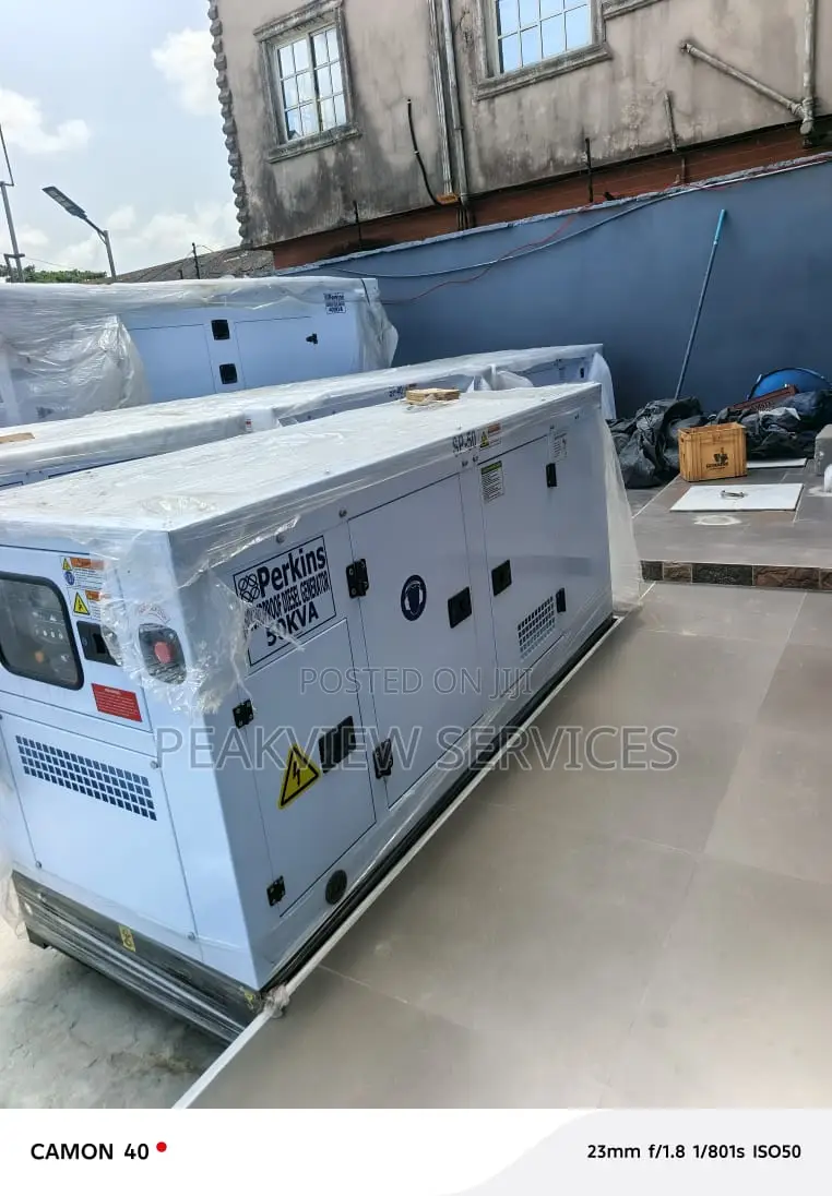 50kva Perkins Boxed Diesel Generator Unit