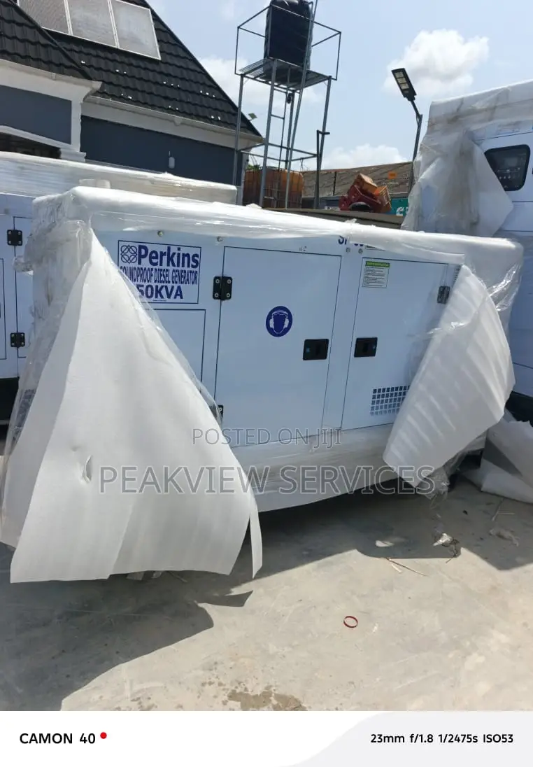 Perkins Engine 50kva Quiet Diesel Genset