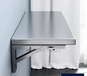 Stainless Wall-Mounted Foldable Wall Shelf