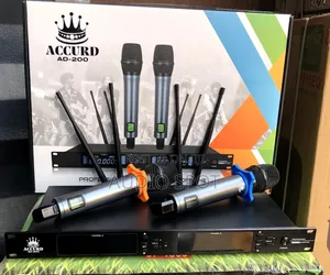 Accurd Ad-200 Professional Dual Handheld Digital Wireless Microphone