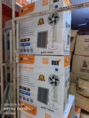 16 Inches Solar Ac/Dc Standing Fan Available