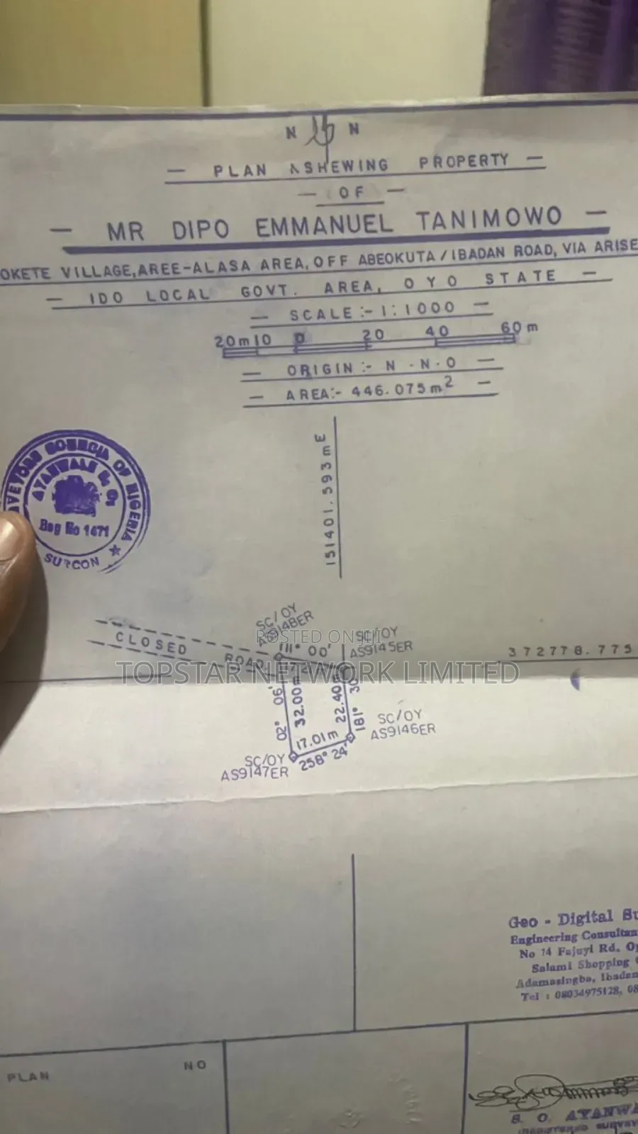Red Copy Survey Plan