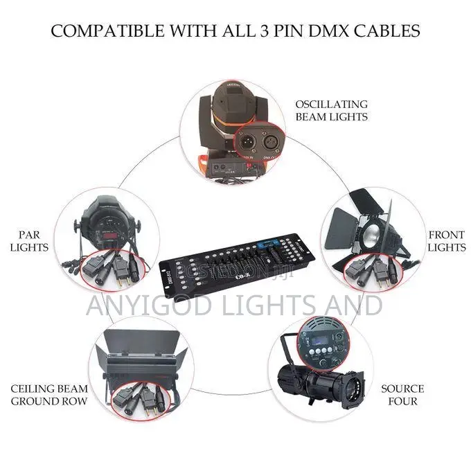DMX 192 / 512 Stage Light Controller 16 Channels