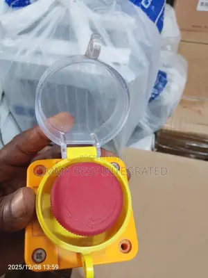 Industrial Emergency Stop (E-Stop) Button