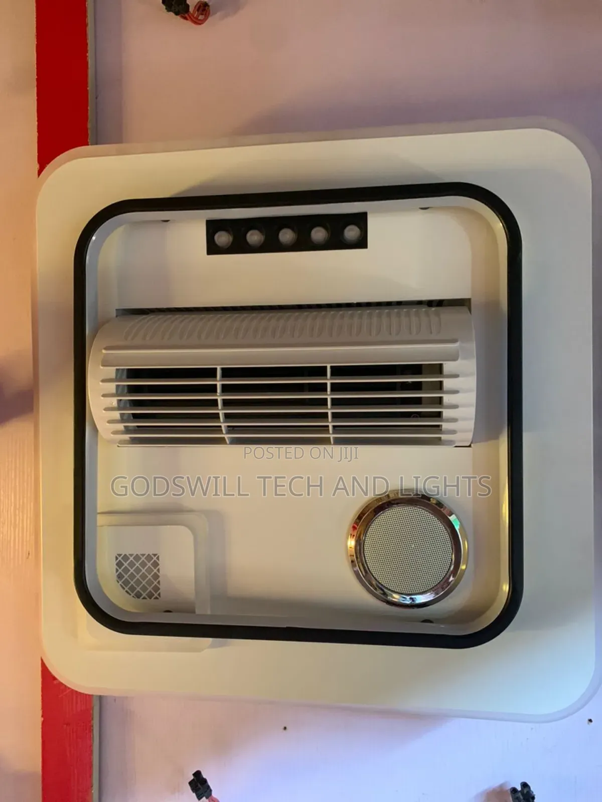 Bladeless Fan Light With Bluetooth Speaker