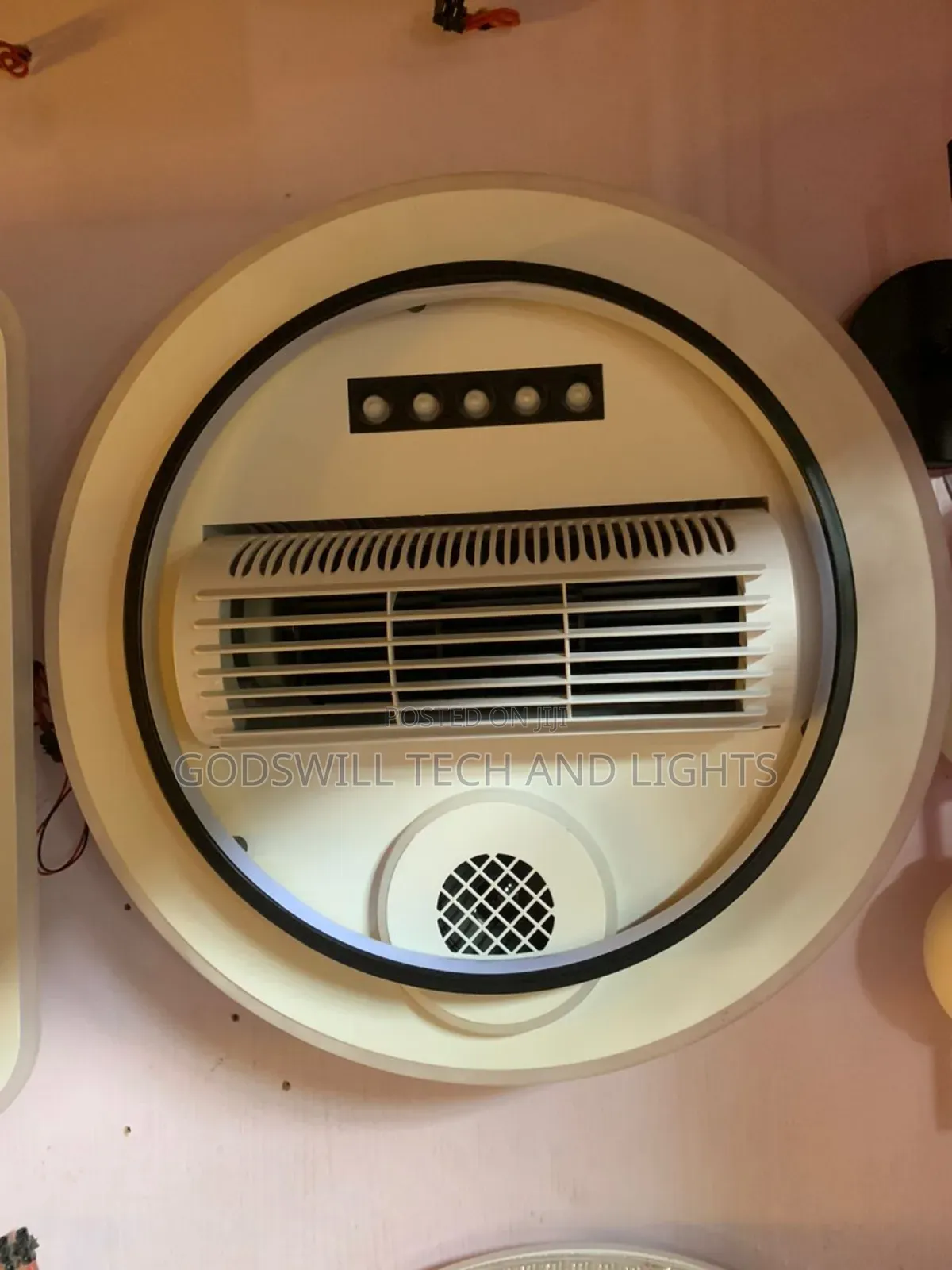 Bladeless Fan Light With Bluetooth Speaker