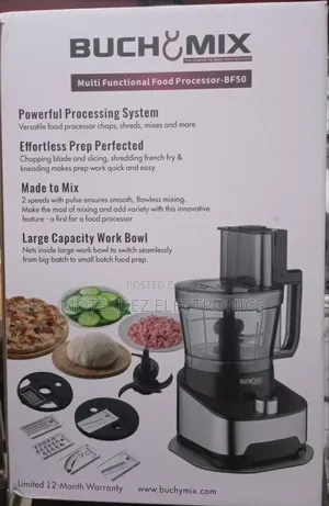 Buchymix Turbocrush Multifunctional Commercial Food Processor (Bf-50)
